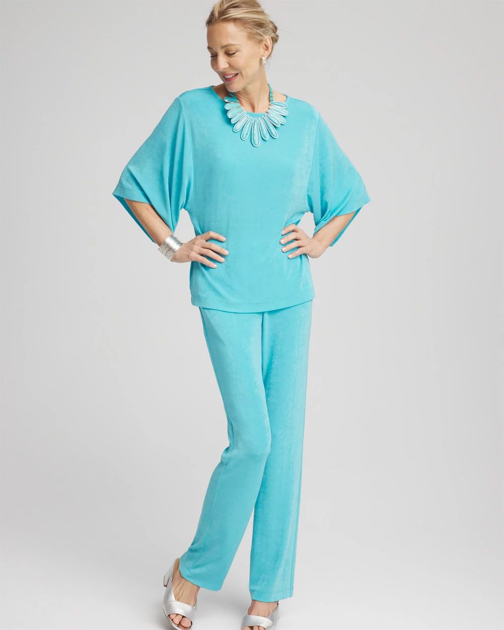 Women's Lawai Ruche Swim Shirt | Malibu Blue Shell We UPF 50+